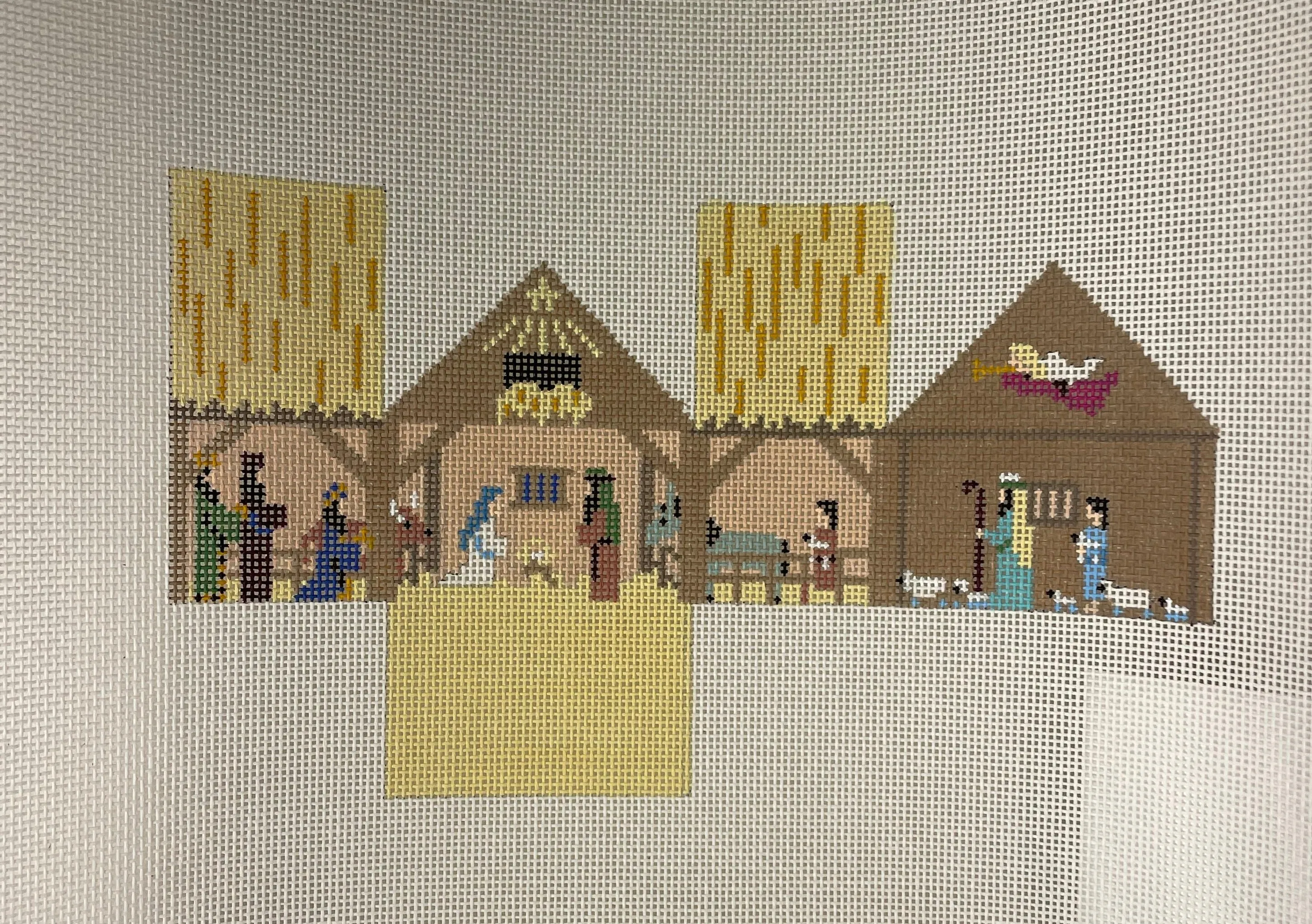 * Susan Roberts Needlepoint 5501-18 Nativity Mini-House