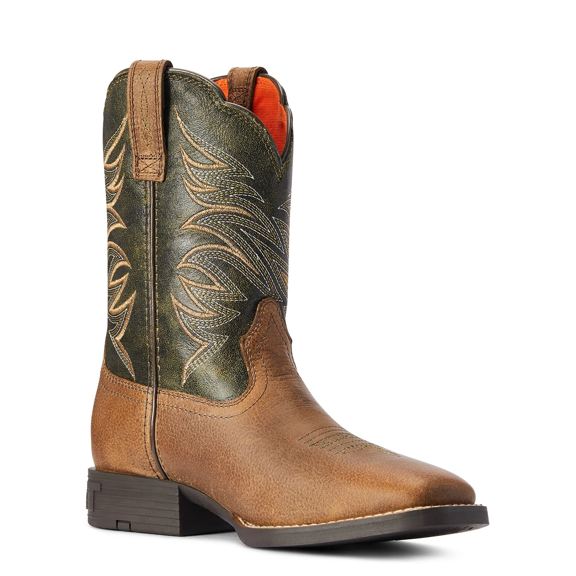 10042414 Ariat Youth Firecatcher Alfalfa Brown Boots