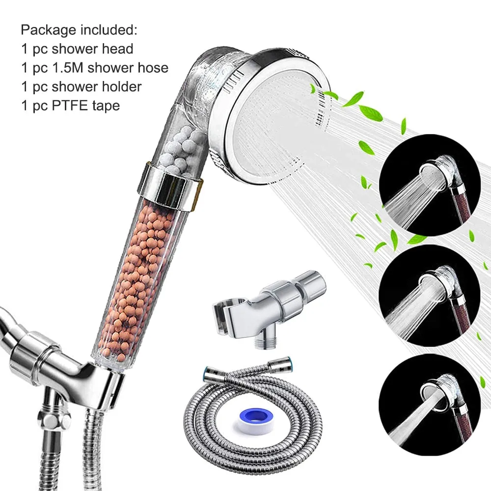 3-Mode Bathroom Shower Head