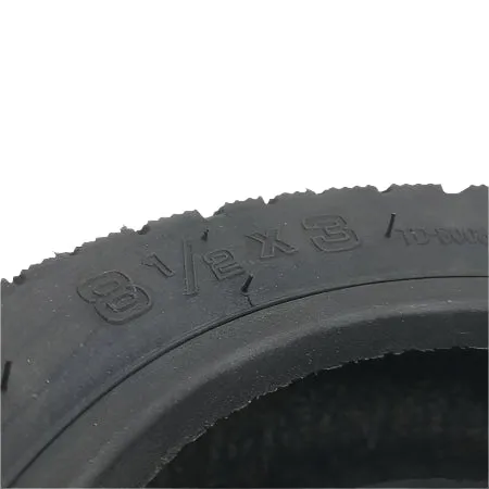 8 x 3 inch wide tyre
