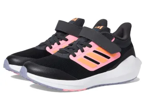adidas Girl's EQ23 Run Bounce (Little Kid/Big Kid) Carbon/Screaming Orange/Beam Pink 1.5 Little Kid M