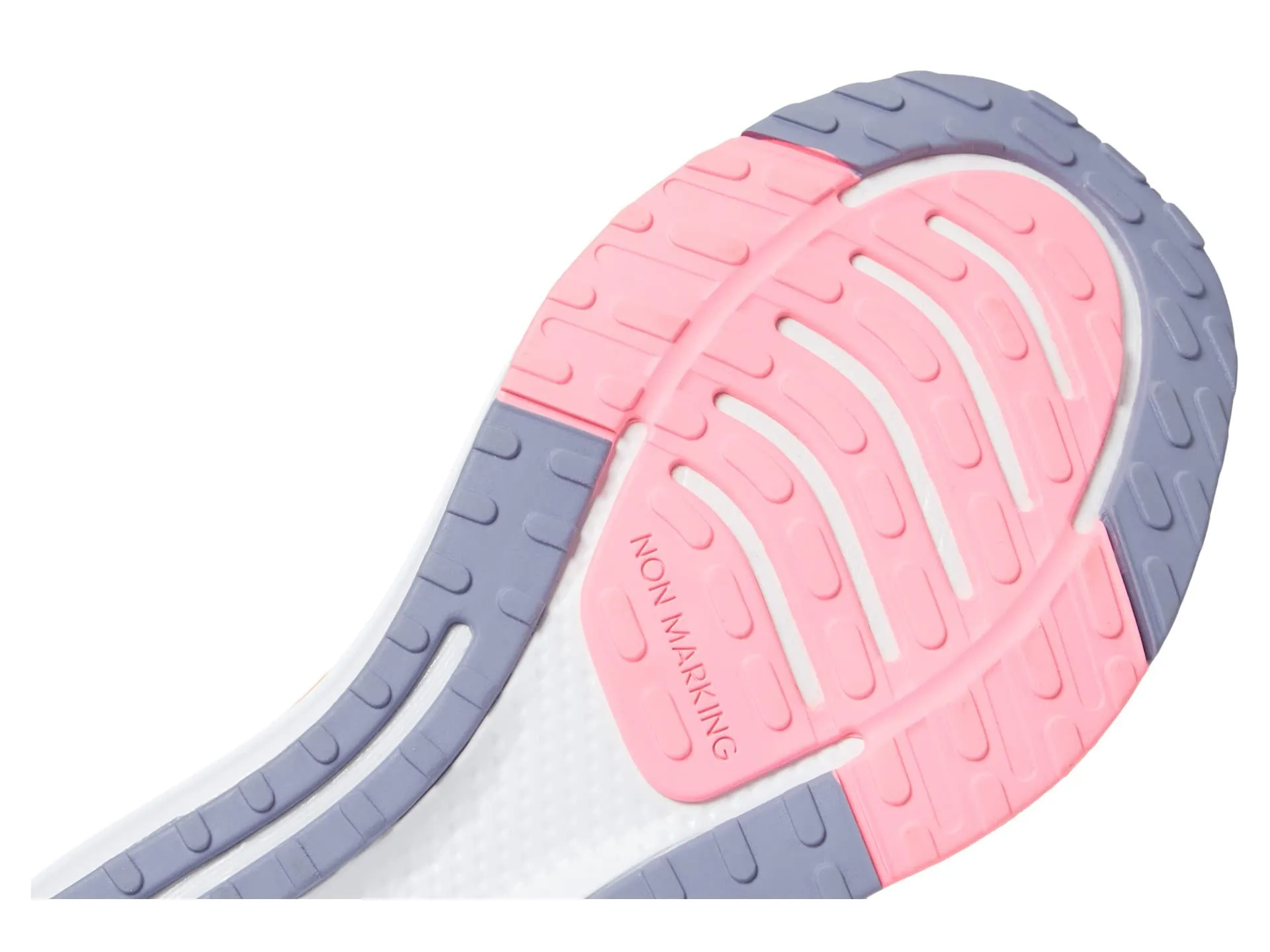adidas Girl's EQ23 Run Bounce (Little Kid/Big Kid) Carbon/Screaming Orange/Beam Pink 1.5 Little Kid M