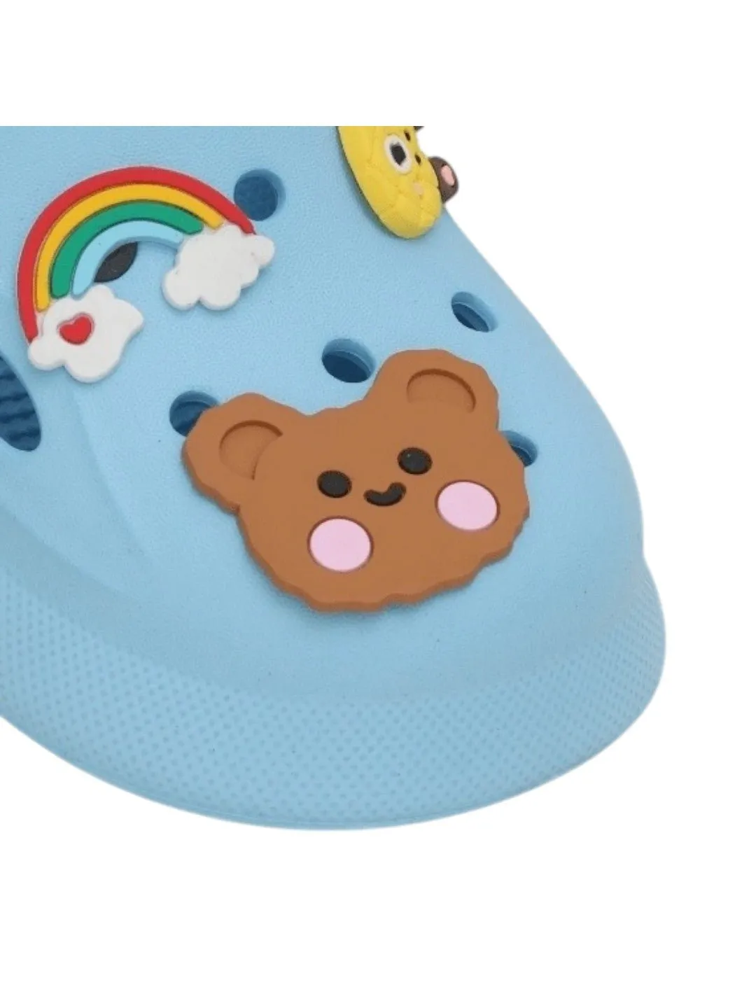 Adorable Sky Blue Critter Clogs for Kids - Perfect for Playtime!