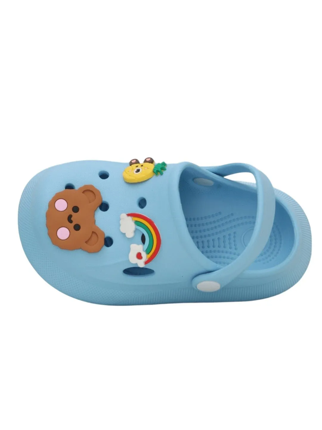 Adorable Sky Blue Critter Clogs for Kids - Perfect for Playtime!