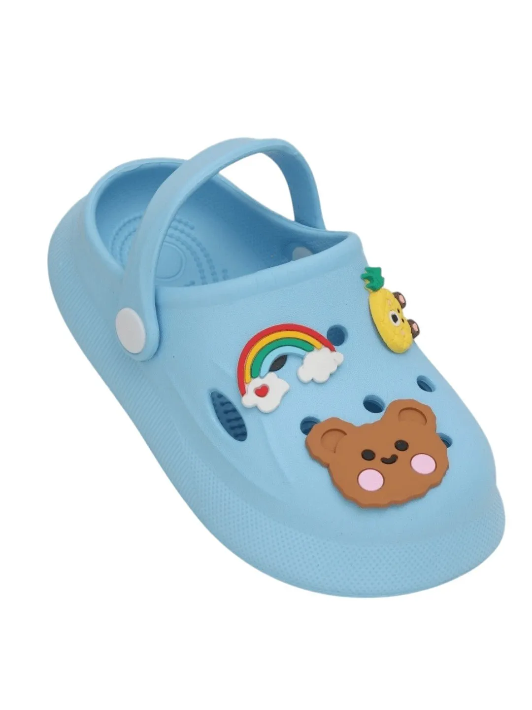 Adorable Sky Blue Critter Clogs for Kids - Perfect for Playtime!