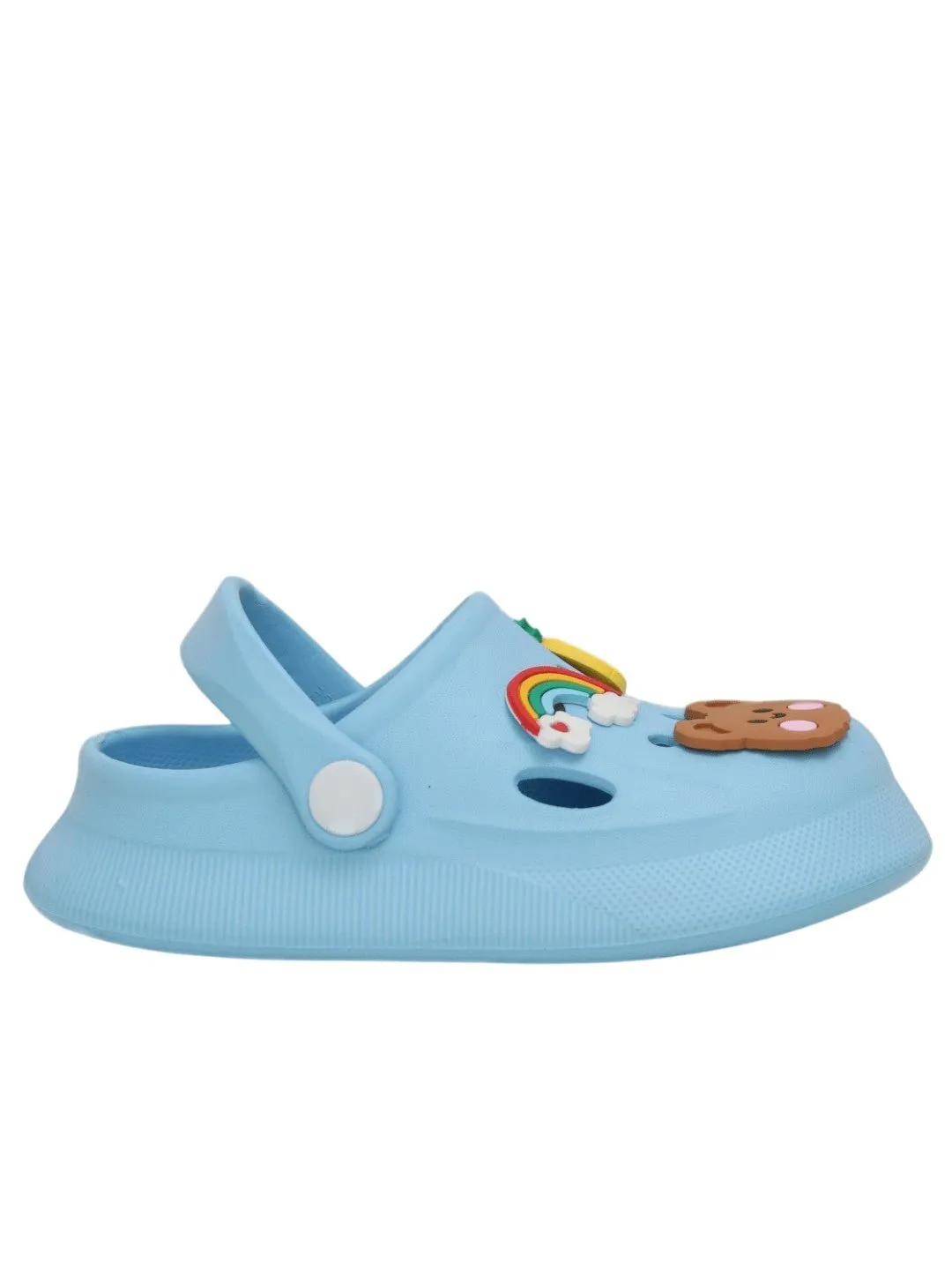 Adorable Sky Blue Critter Clogs for Kids - Perfect for Playtime!