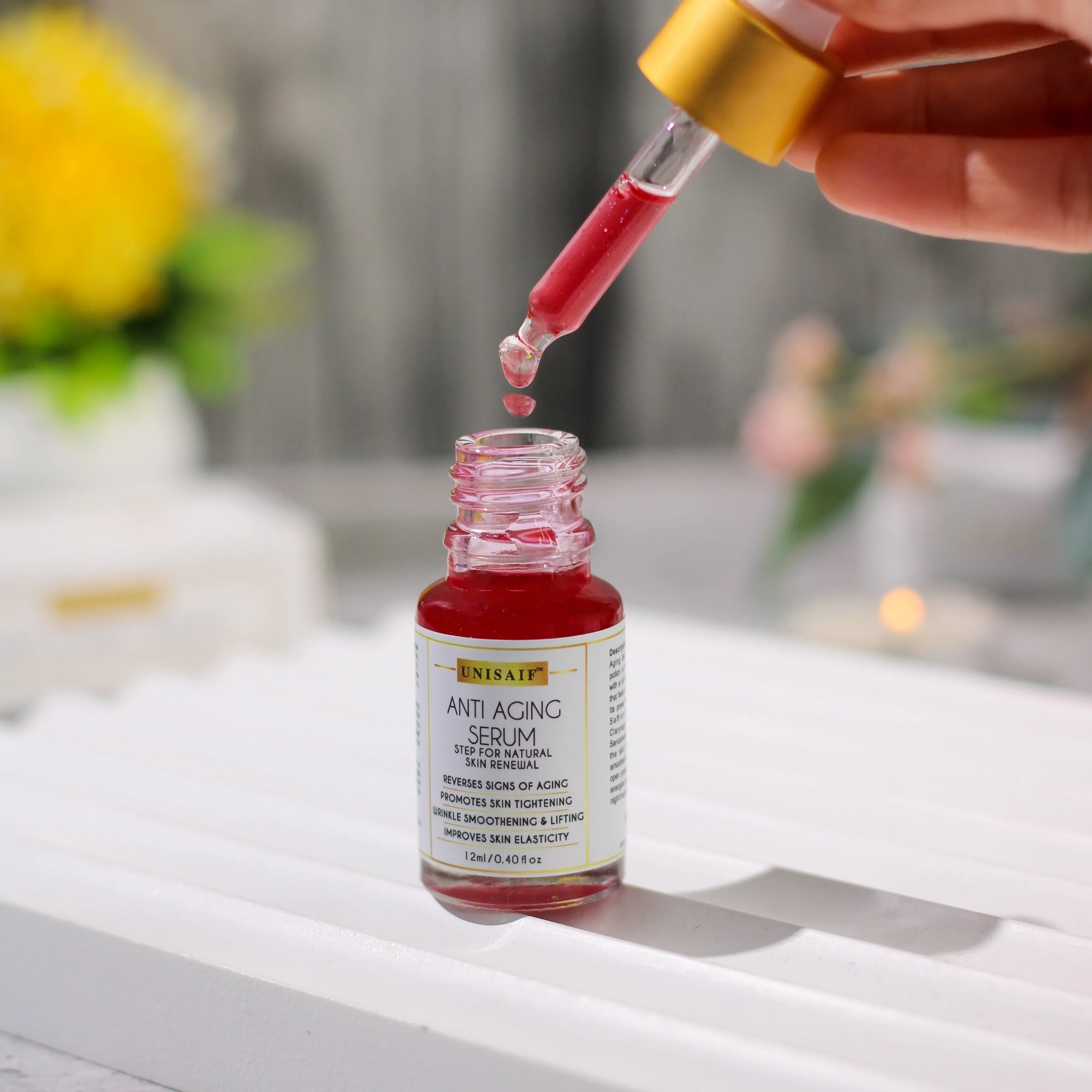 Anti Aging Serum (12ml) With Rosemary Oil | Wrinkle/Finelines Reduction| Tightening| Revitalize