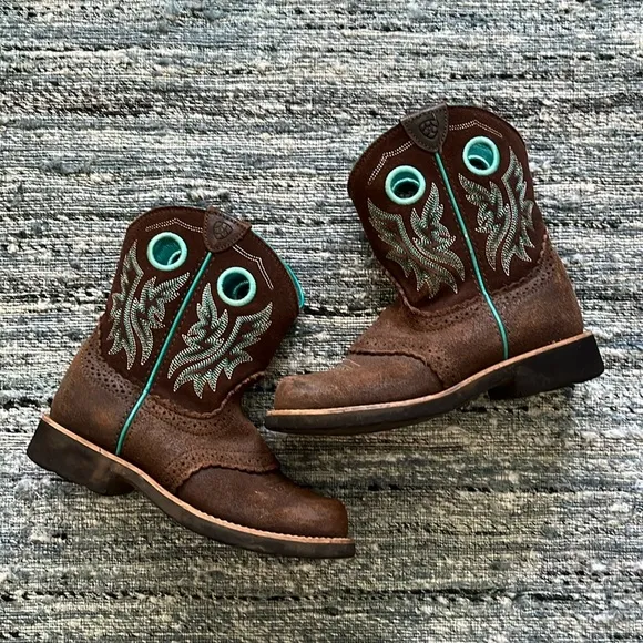 Ariat Fatbaby Cowgirl Western Boots Big Girl 3