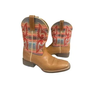 Ariat Youth Lonestar Western Boot Size 2.5 Ridge Tan