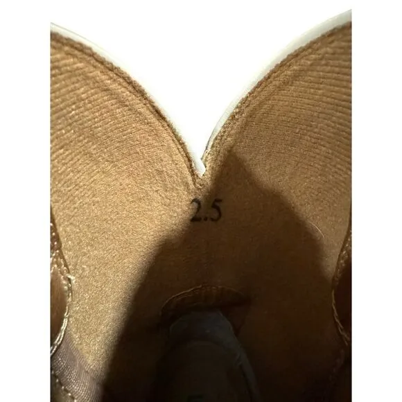 Ariat Youth Lonestar Western Boot Size 2.5 Ridge Tan
