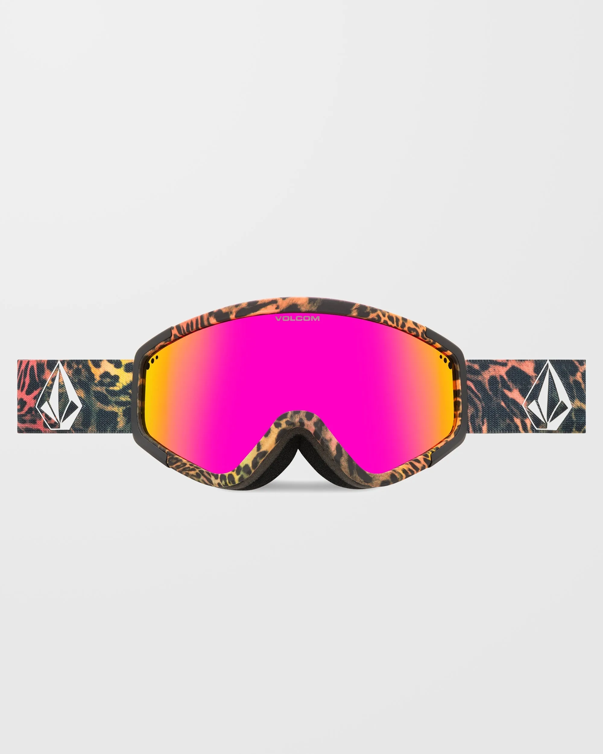 Attunga Acid Leopard Goggle ( Bonus Lens - Rose) - Pink Chrome