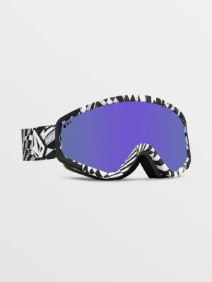 Attunga Op Art Goggle (  Bonus Lens - Yellow) - PURPLE CHROME