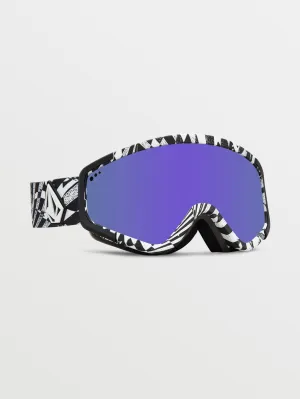 Attunga Op Art Goggle (  Bonus Lens - Yellow) - PURPLE CHROME