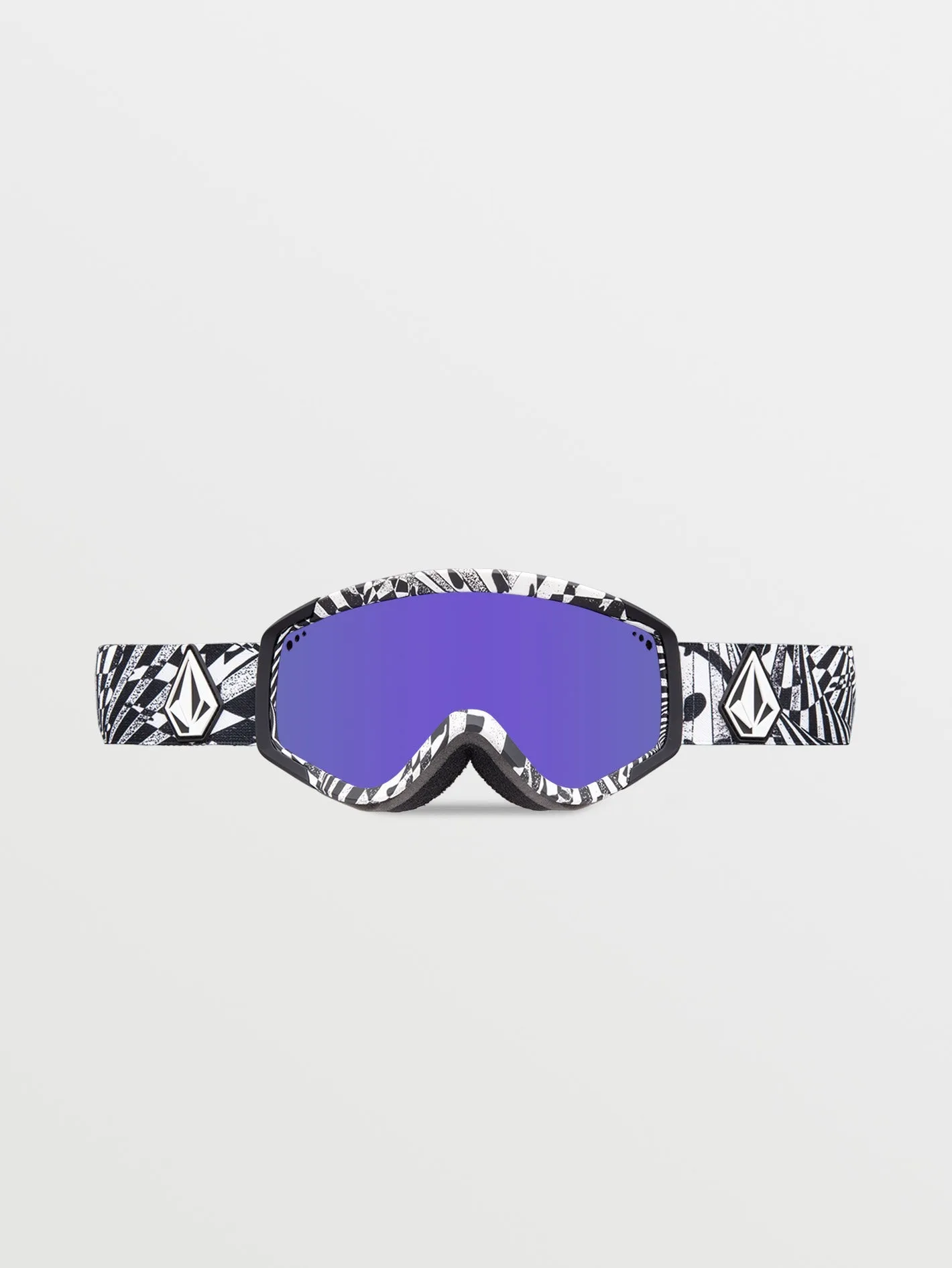 Attunga Youth Op Art Goggle (  Bonus Lens - Yellow) - PURPLE CHROME