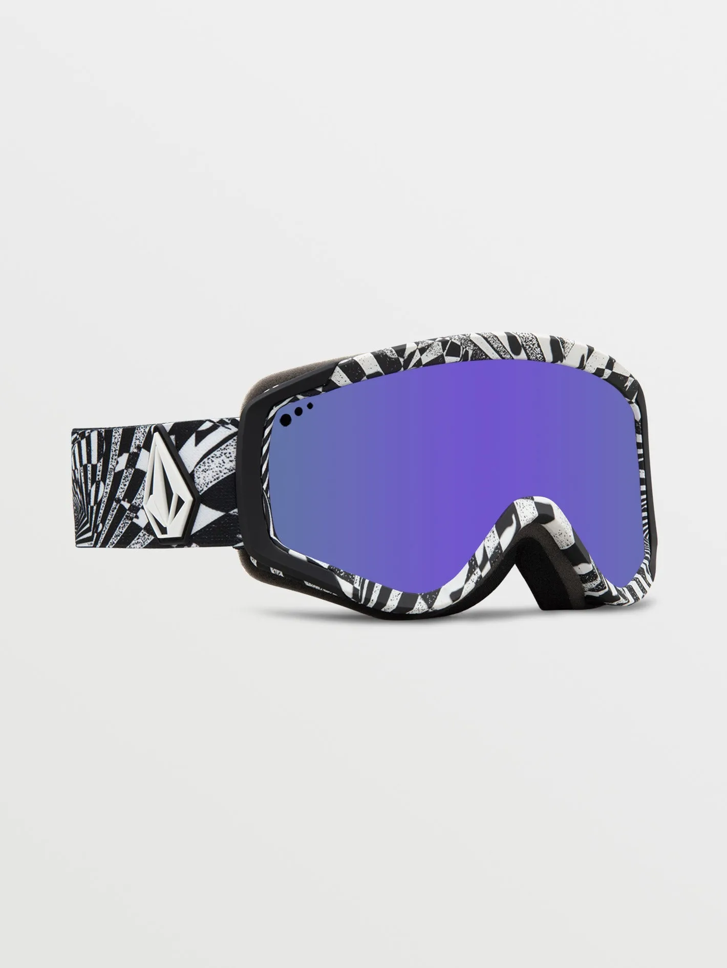 Attunga Youth Op Art Goggle (  Bonus Lens - Yellow) - PURPLE CHROME