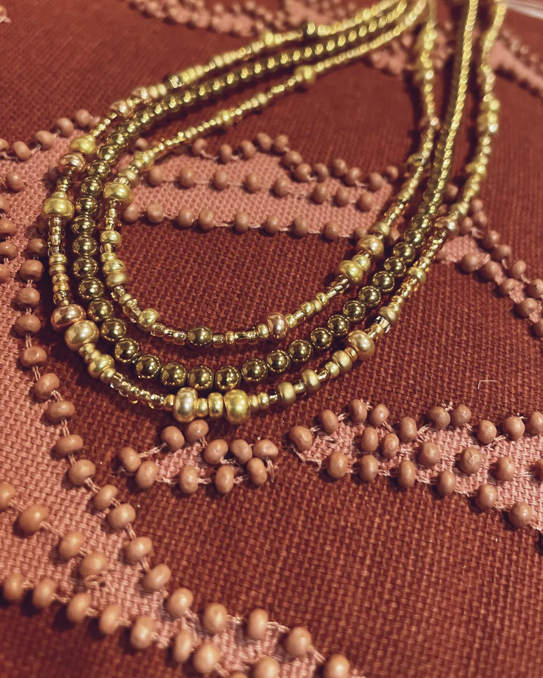 Aurum Pillars Anklet Set