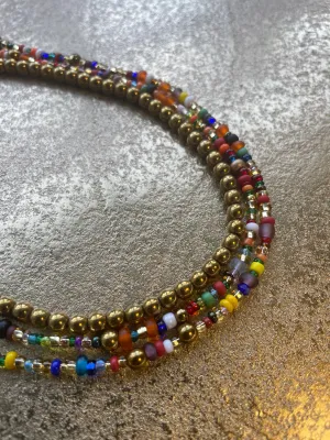 Aurum Pillars Anklet Set