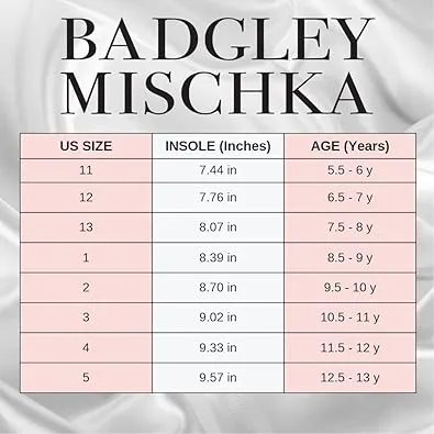 Badgley Mischka Girls Dress Shoes - Sandy Rhinestone Open Toe Dress Pump Sandals with Ankle Strap Heels for Kids (Rose Gold, Silver, Black) (Little Kid/Big Kid)