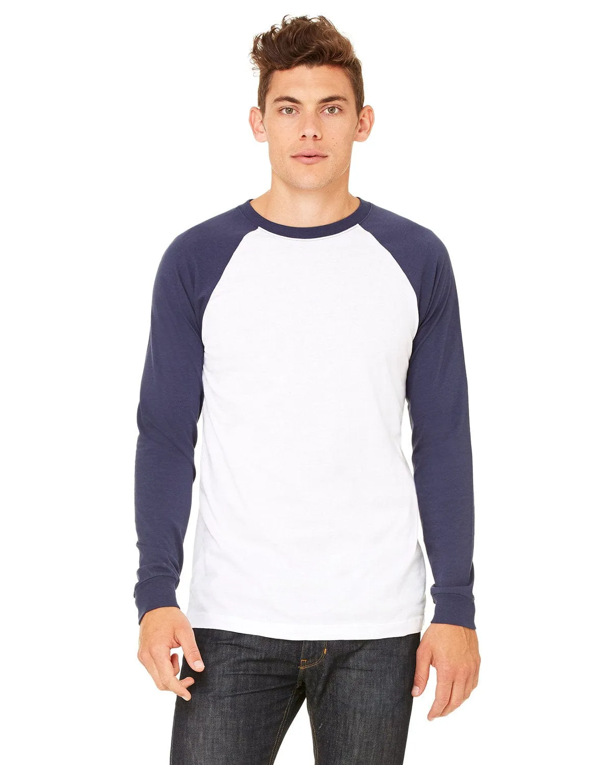 Bella Canvas Mens Baseball T-Shirt