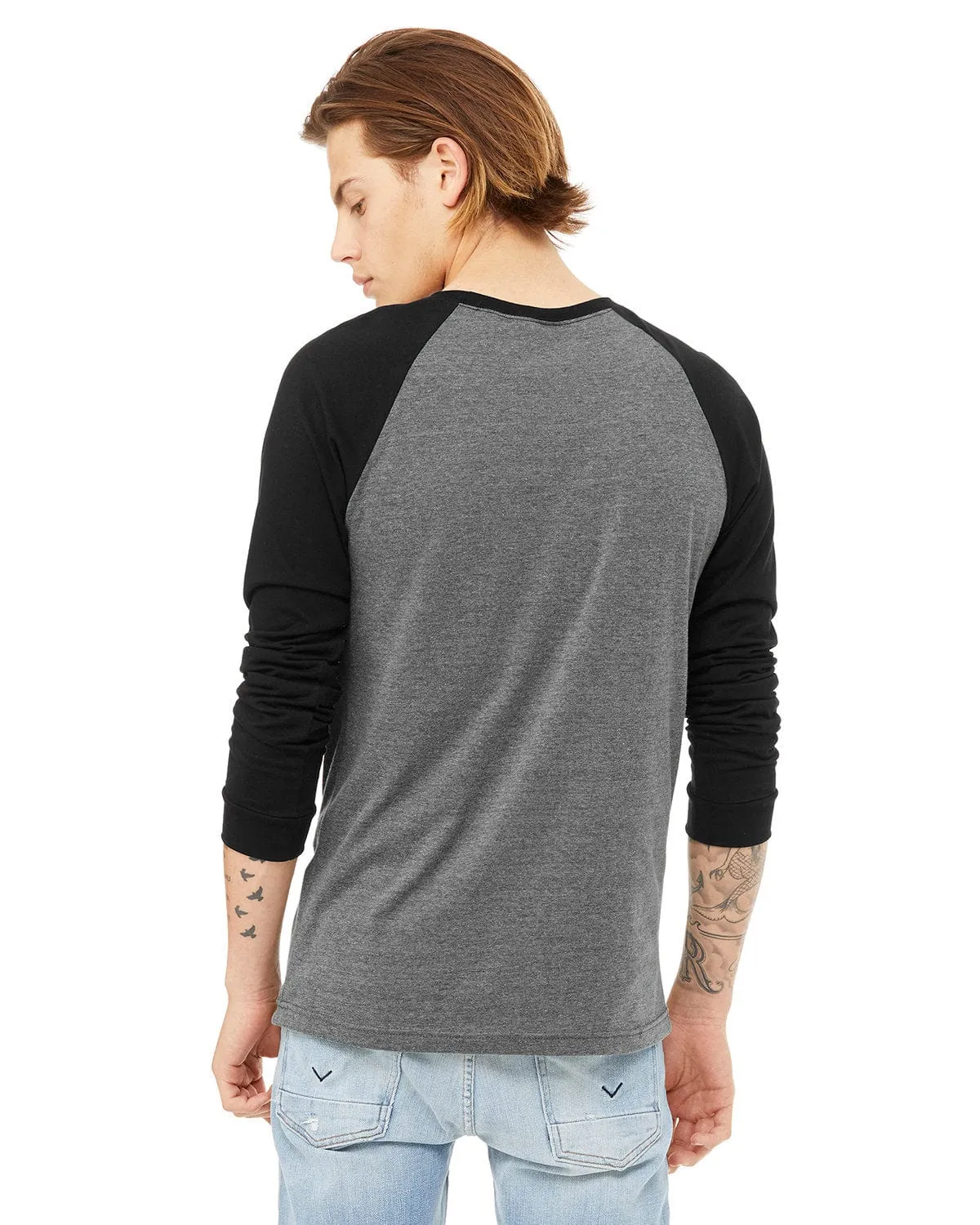 Bella Canvas Mens Baseball T-Shirt