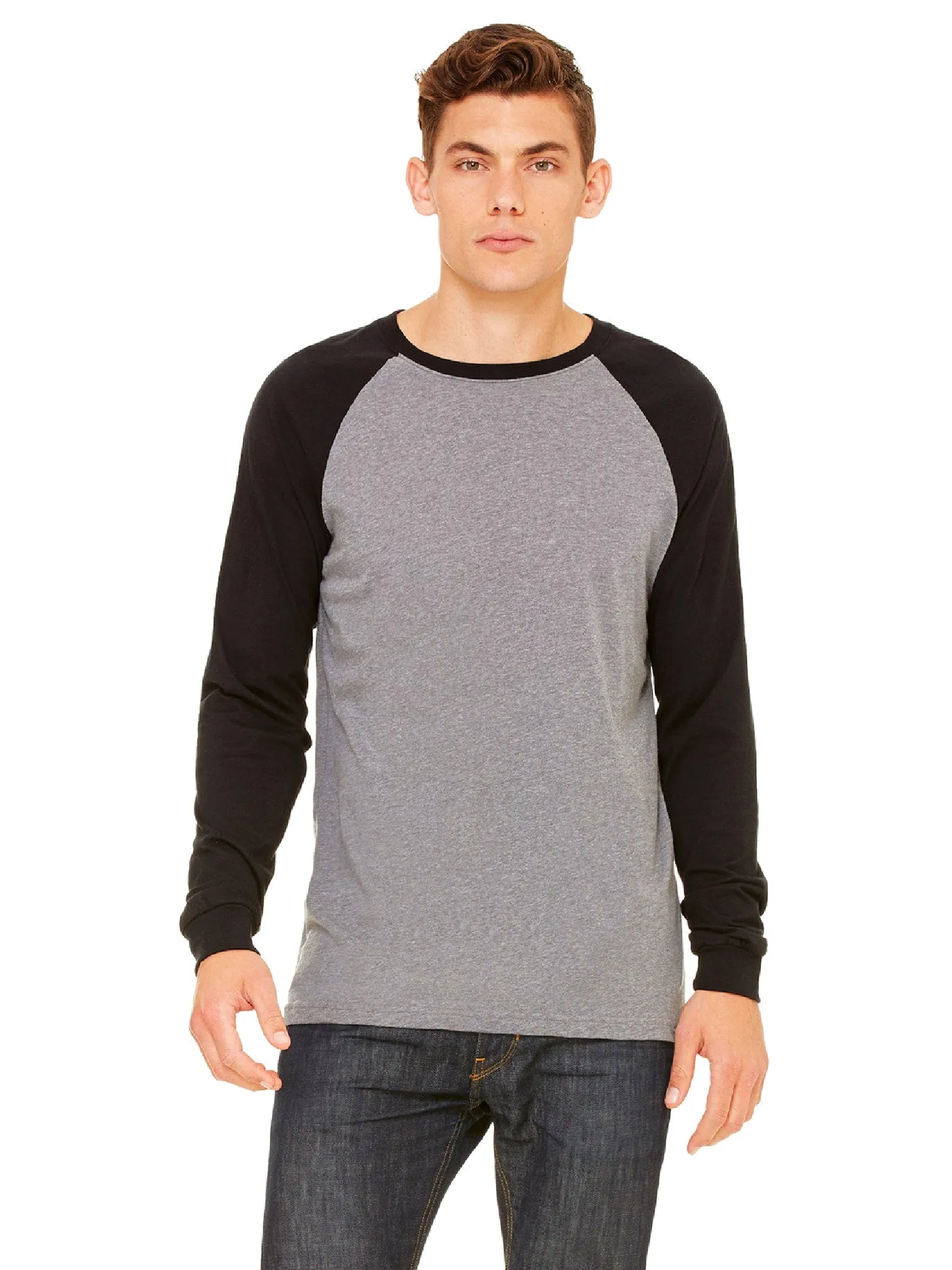 Bella Canvas Mens Baseball T-Shirt