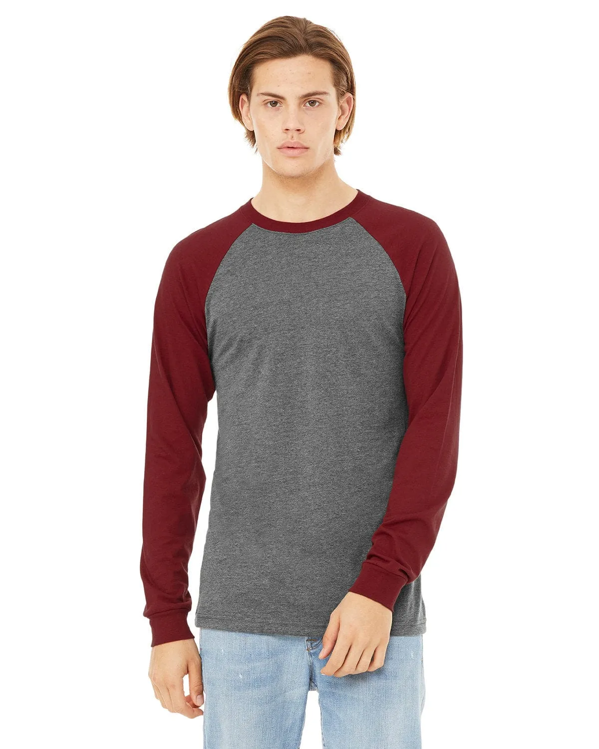 Bella Canvas Mens Baseball T-Shirt