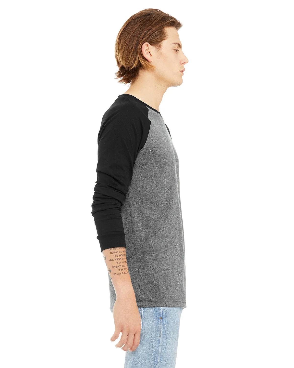 Bella Canvas Mens Baseball T-Shirt