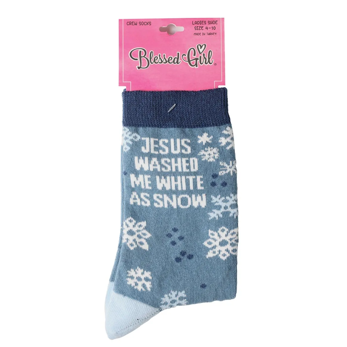 Blessed Girl Womens Socks Snow