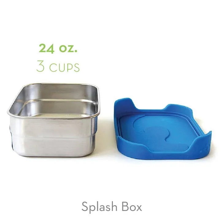 Blue Water Bento Splash Box Lunch Food Container