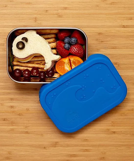 Blue Water Bento Splash Box Lunch Food Container