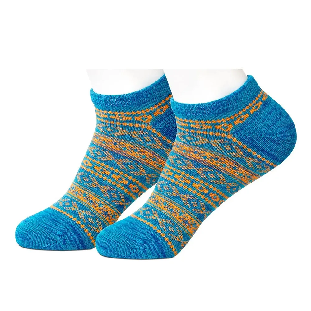 Borders Blue Ankle Socks