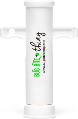 BUG BITE THING Suction Tool - Bug Bites and Bee/Wasp Stings, Natural Insect Bite Relief, Chemical Free - White/Single