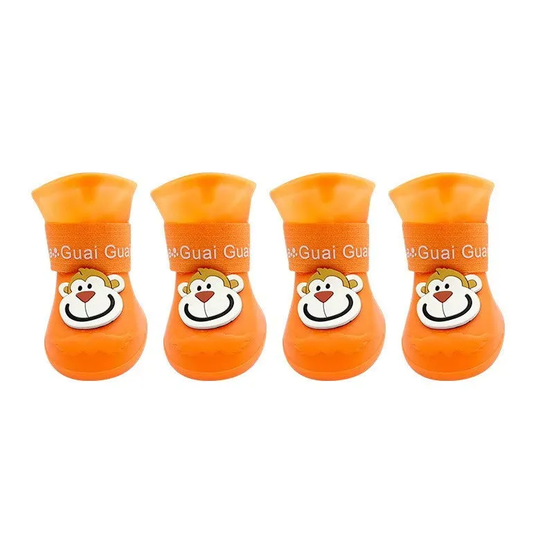 Cartoon Rain Boots for Pets