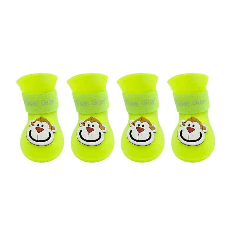 Cartoon Rain Boots for Pets