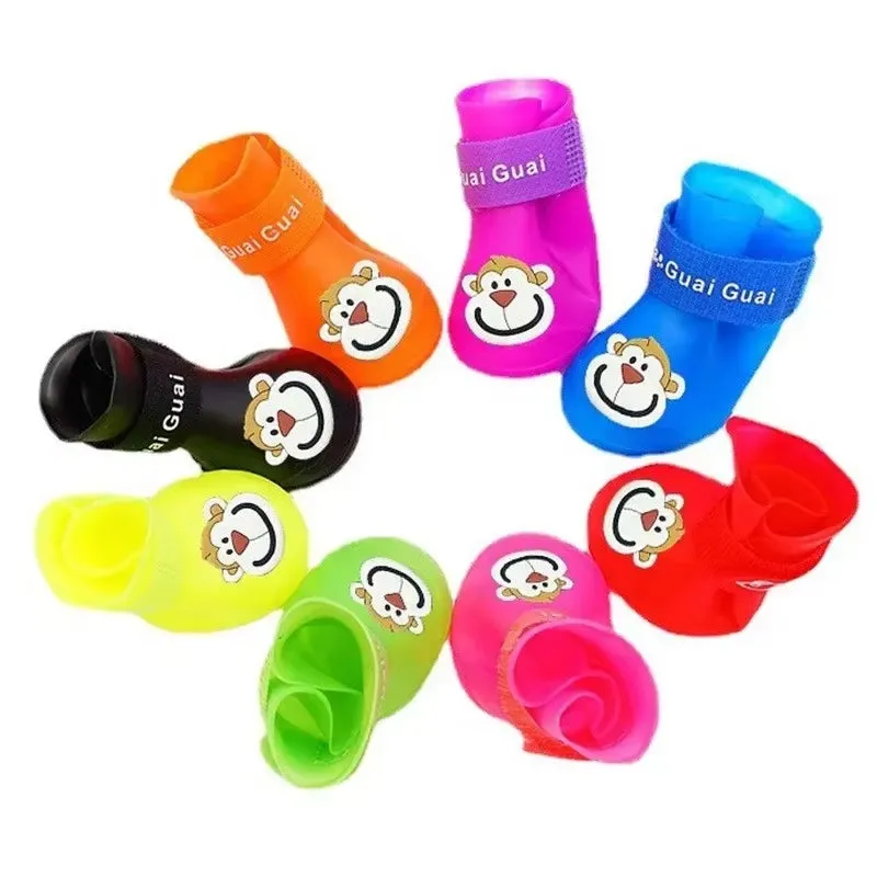 Cartoon Rain Boots for Pets