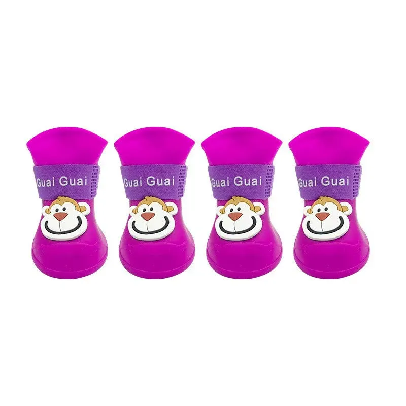 Cartoon Rain Boots for Pets