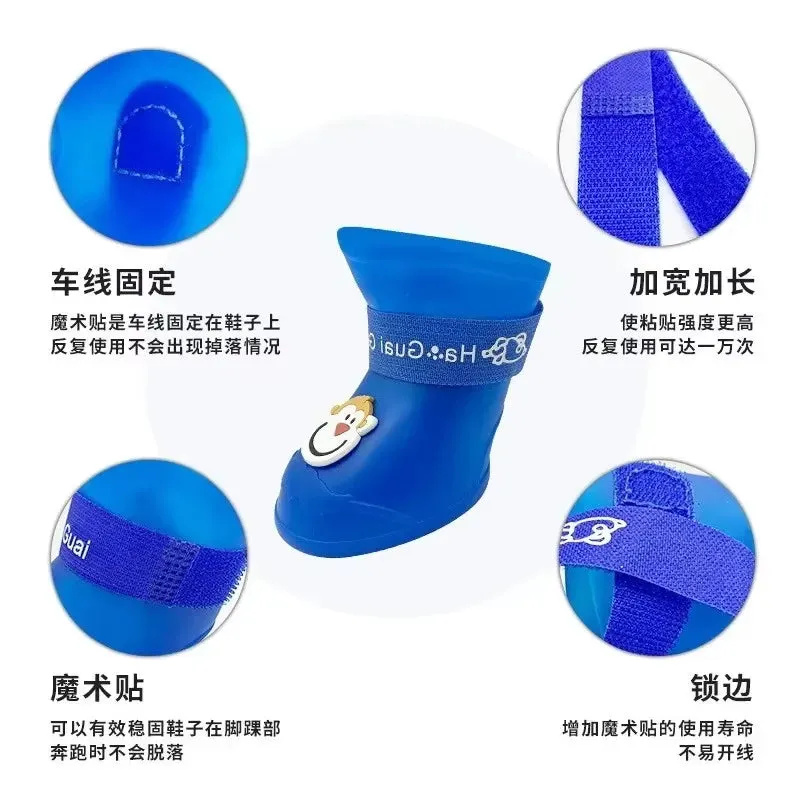 Cartoon Rain Boots for Pets