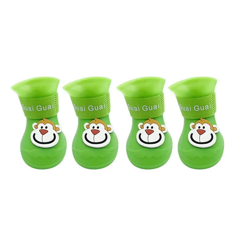 Cartoon Rain Boots for Pets