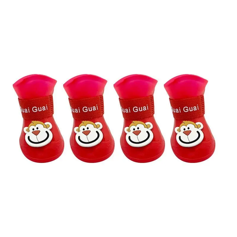 Cartoon Rain Boots for Pets
