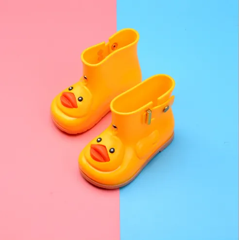 Children's rain boots Korean version of non-slip water shoes