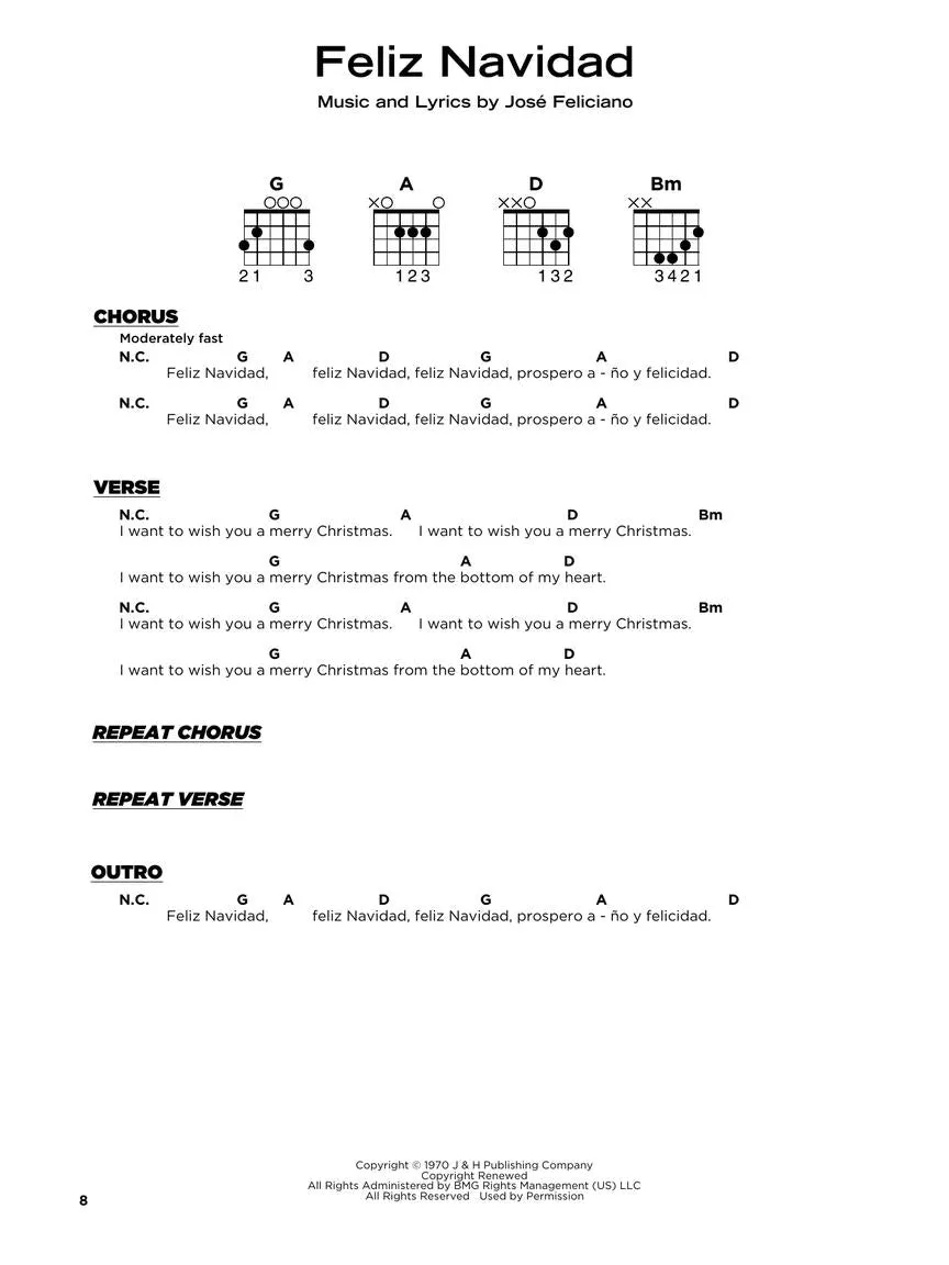Christmas Songs - Really Easy Guitar