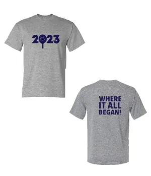 CHS PERFORMANCE UNISEX SS heather grey
