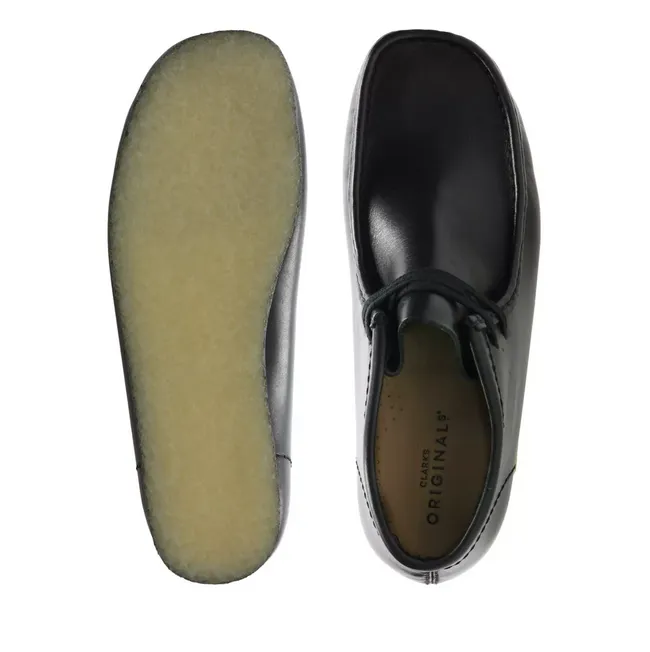 Clarks Men's Wallabee Boot Black - Leather