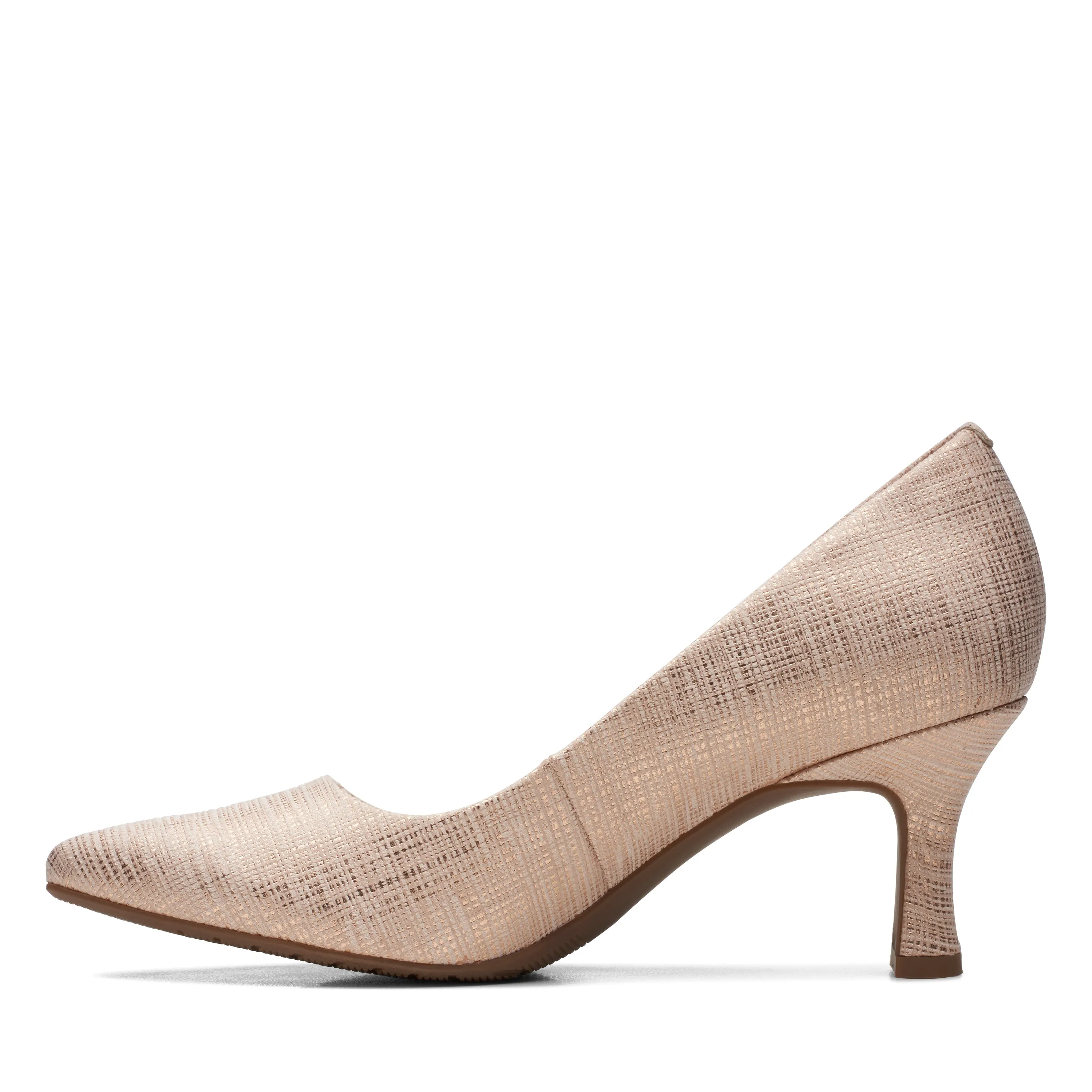 Clarks Women's Kataleyna Gem Pump - Sand Metallic