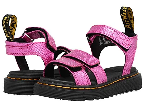 Dr. Martens Klaire (Little Kid/Big Kid) Pink 1 UK (US 2 Little Kid) M