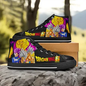 Dragon Ball Super Shoes High Top Sneakers for Kids and Adults