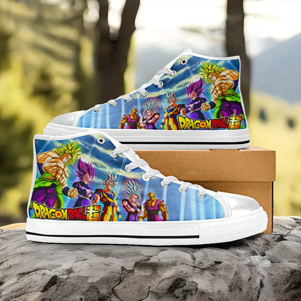 Dragon Ball Super Shoes High Top Sneakers for Kids and Adults
