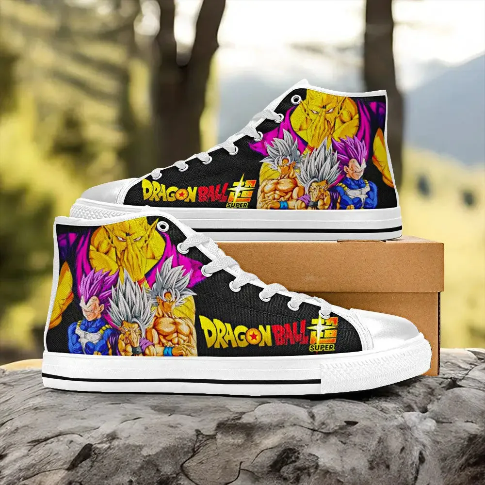 Dragon Ball Super Shoes High Top Sneakers for Kids and Adults
