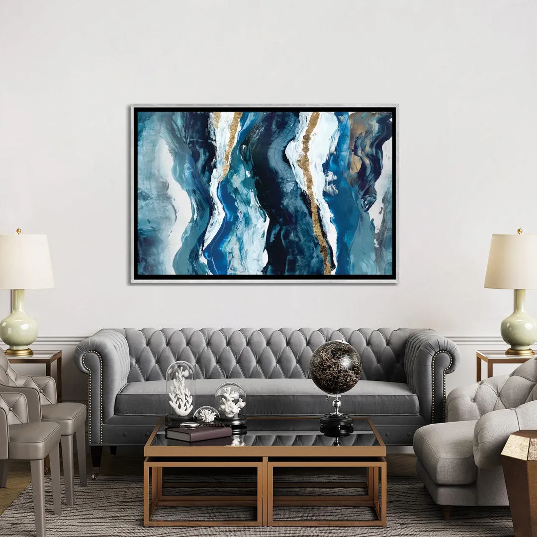 Effectus II by Isabelle Z - Wrapped Canvas Print The Twillery Co.® Size: 40" H x 60" W x 1.5" D Format: Silver Framed
