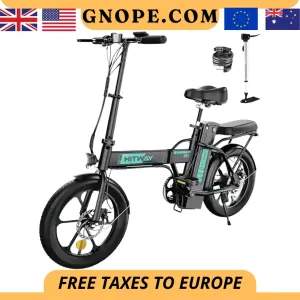 Electric Bike for Adults, E Bike with 36V/12Ah Removable Battery 16"×3.0 Fat Tire Folding Electric Bicycle 500W Motor